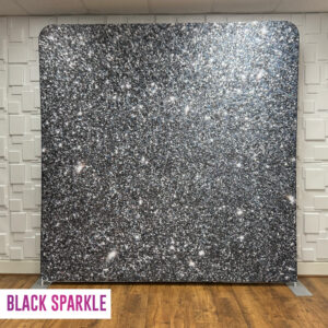 black sparkle backdrop