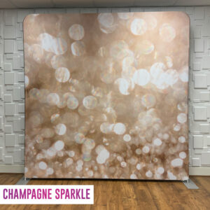 champagne sparkle pillow backdrop