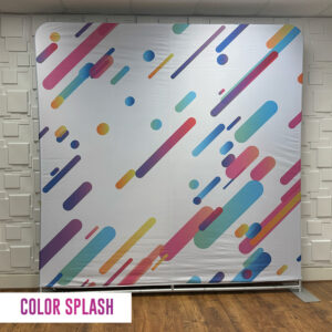 color splash backdrop