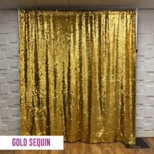 gold sequin backdrop