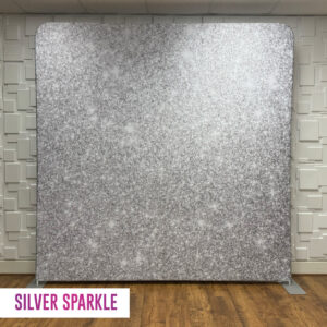 silver sparkle backdrops